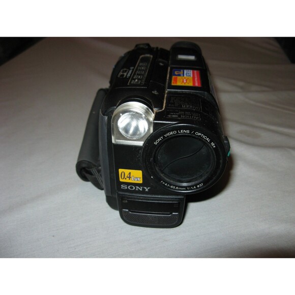 Sony Handycam CCD-TR67 8mm Camcorder w Battery  Power Adapter Bag & Instructions - Picture 6 of 13